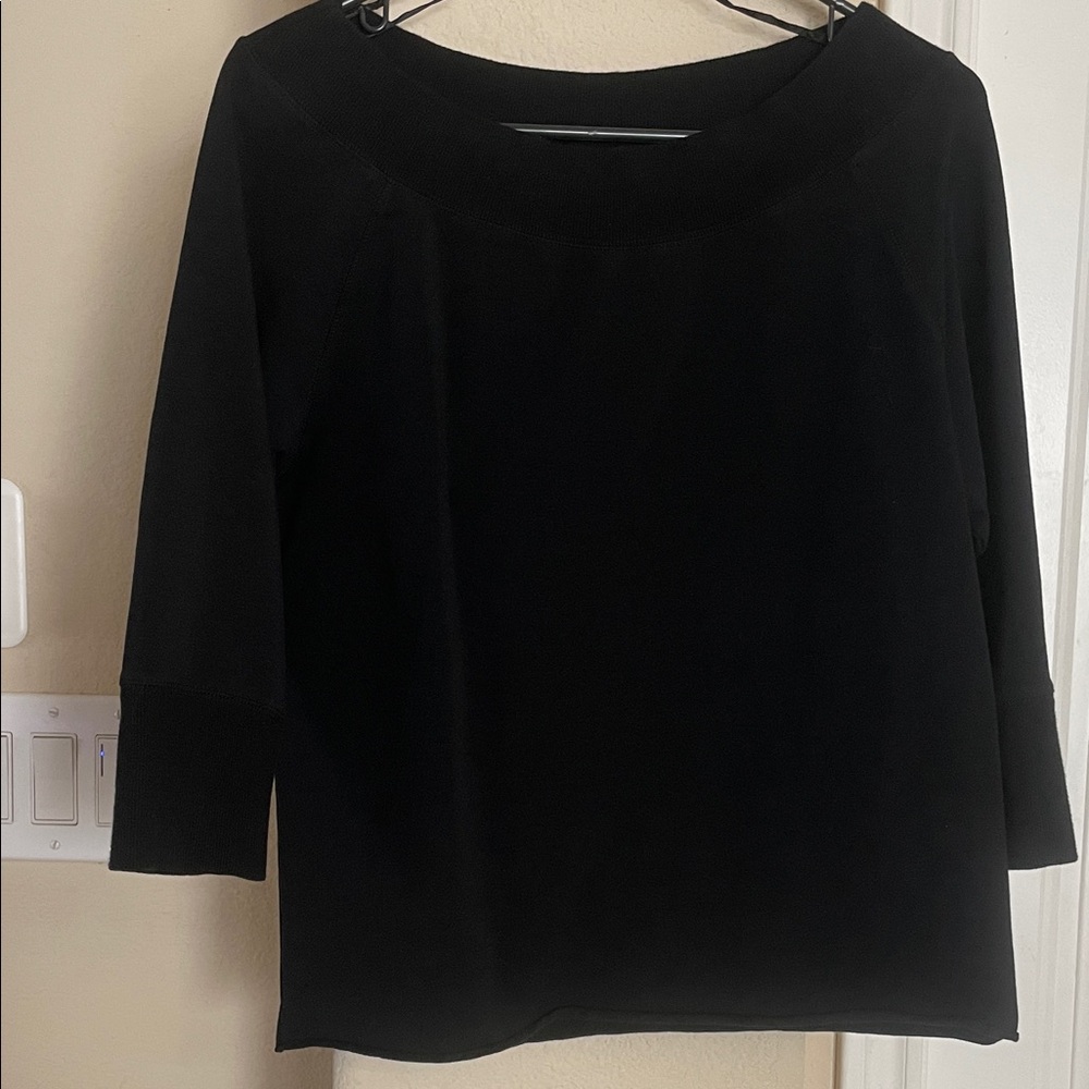 Jones New York Black Sweatshirt
